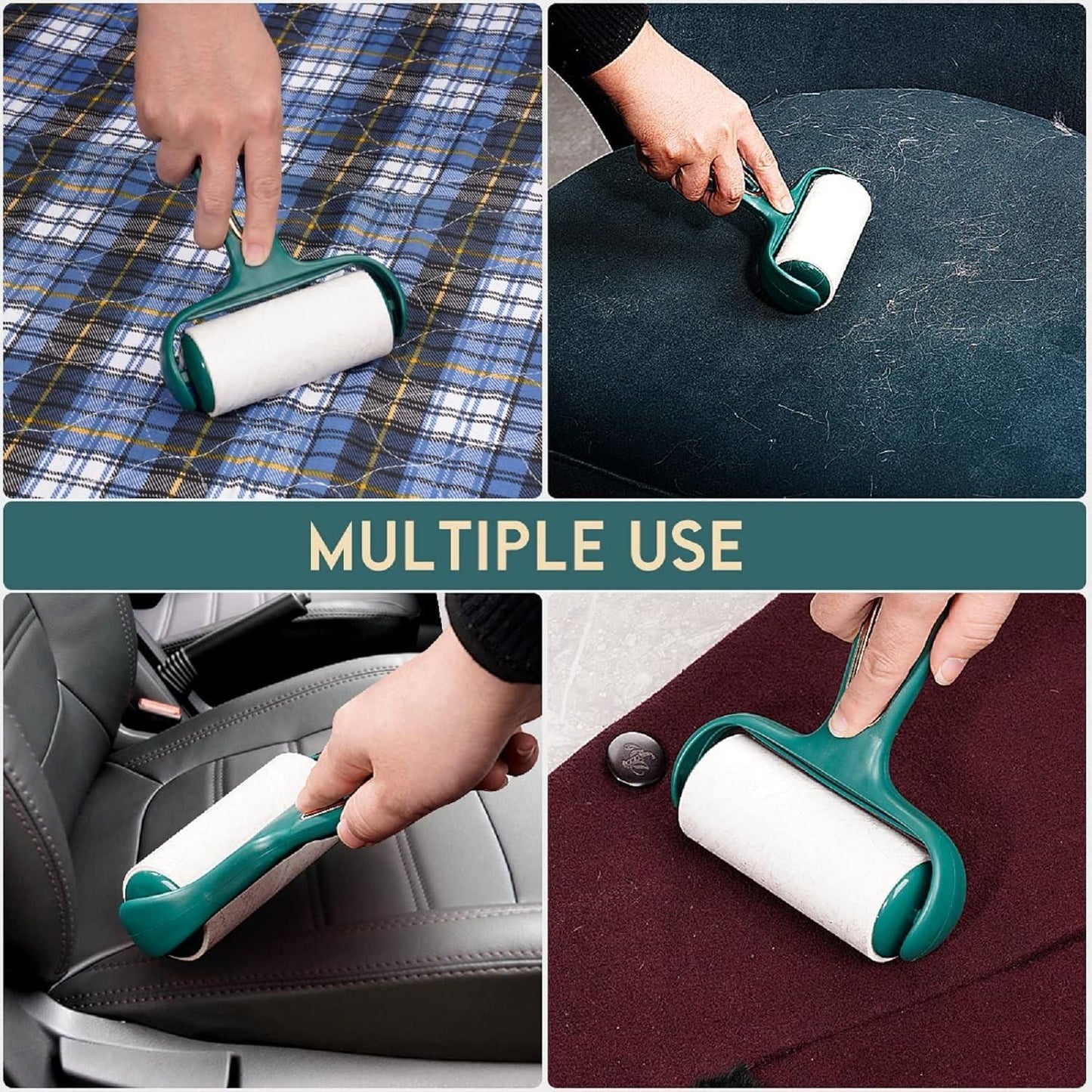 Portable Sticky Lint Remover Brush